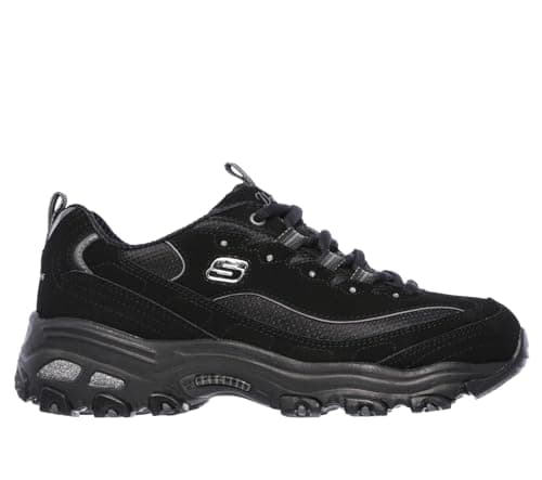 Image of Skechers Women's D'lites biggest Fan Fashion Sneaker, Black, 5.5 UK Wide