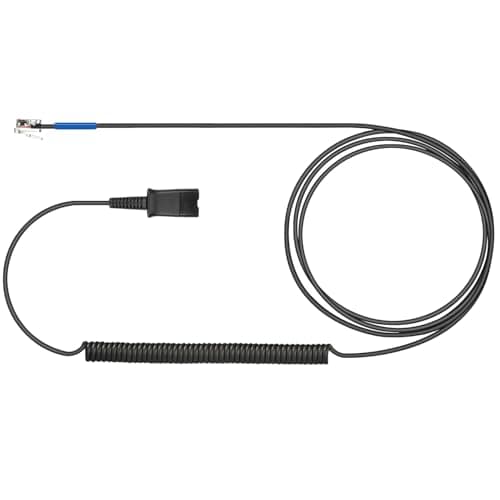 Image of U10 Headset Adapter Cable for Plantronics Quick Disconnect Headsets RJ9 to QD Adapter Coil Cord Compatible with Cisco IP Phones 7841 7942 7821 8841 7962 7945 7965 8845 8851 7811 7941