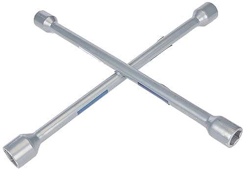 Image of Cartrend 10870 4-Way Wheel Brace, Silver (17mm, 19mm, 21mm, 23mm)