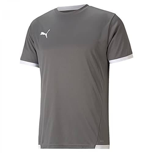 Image of PUMA Unisex Kids Teamliga Jersey Jr Shirt, Smoked Pearl-puma White, 140 UK
