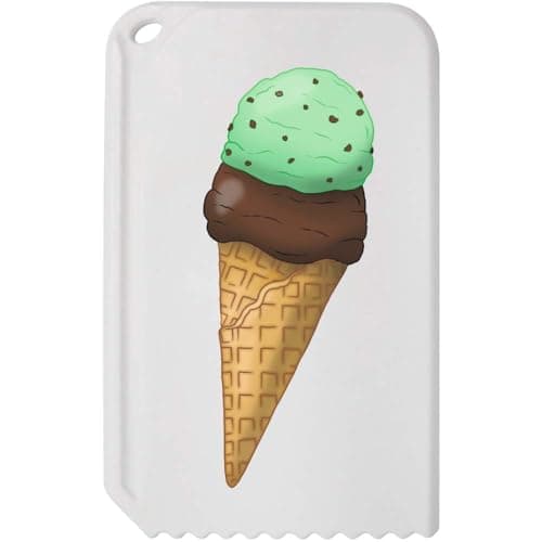 Image of Azeeda 'Double Scoop Ice Cream Cone' Plastic Ice Scraper (IC00042868)