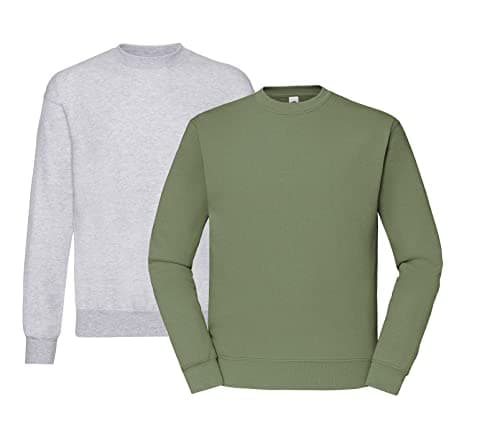 Image of Fruit of the Loom Men’s Set-in Sweatshirt, L