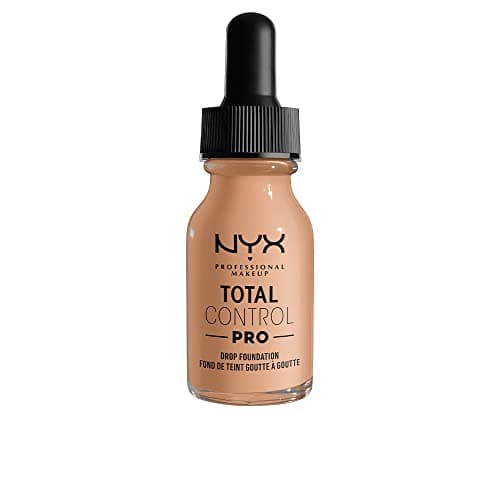 Image of NYX Professional Makeup Total Control Pro Drop Foundation, Precise Dosage, Customised and Buildable Coverage, Vegan Formula, True-to-Skin Finish, 13 ml, Shade: Natural