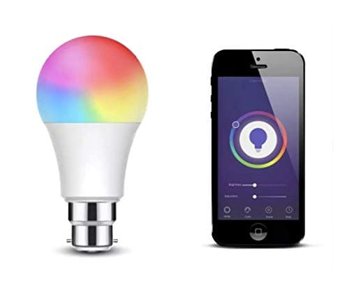 Image of MAXIM LED Bayonet Cap (RGBW Full Colour Changing) - 9watt (60watt) 806 Lumens - A60 GLS - PA - Pearl - Dimmable via App - Smart WIFI - 60MSLGRGBWBC1PKB