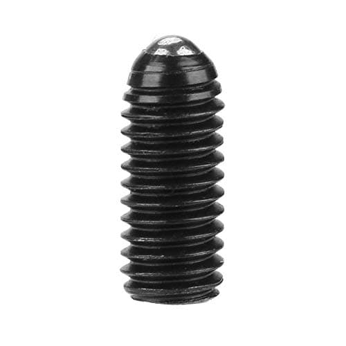 Image of 10PCS Ball Plungers M5 Threaded Carbon Steel Spring Plunger Detent Pin for Mechanical Equipment Fixation with Hex Socket (M5*12) - Precision Machine Locking Screw Set