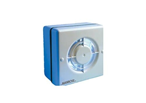 Image of Manrose WF Range 4" 5" 6" Extractor Bathroom Wall Ceiling Window Fan (5"125mm Timer Model)