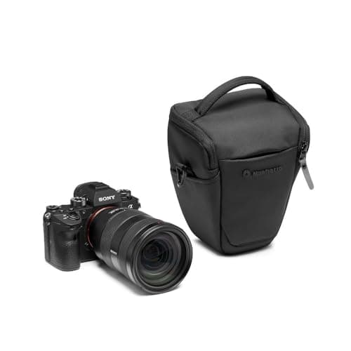 Image of Manfrotto Advanced Holster S III, Case for Mirrorless Camera with Lens, Camera Bag with Tripod Mount and Rain Cover, Photography Accessories