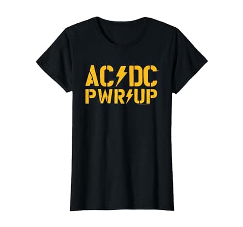 Image of AC/DC are You Ready PWR UP Tour 2025 T-Shirt, Women, Black, XX-Large