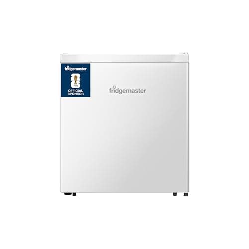 Image of Fridgemaster MUR4545 Small Table Top 45cm Mini Fridge - 45 L - Mechanical Control with Adjustable Thermostat - 39 dB Low Noise - Reversible Door - Broad Climate Design - White - Energy Class E