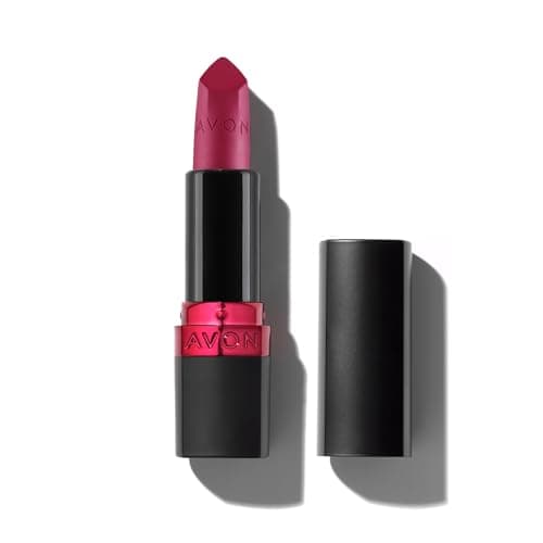 Image of Avon Ultra Matte Lipstick Ravishing Rose with Vitamin E, Avocado Oil and Sesame Oil for Comfortable Coverage that Won't Cake, Crack or Dry, Cruelty Free
