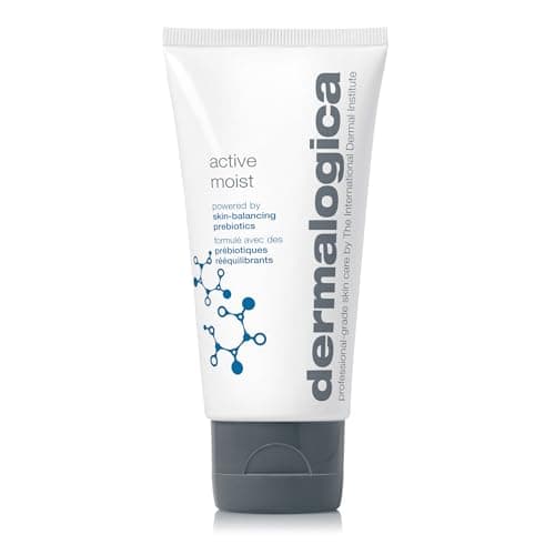 Image of Dermalogica Active Moist Moisturiser - Provides Oil-free Hydration, Easy-to-apply Formula, for Smooth, Glowing Skin, with Silk Amino Acids, Gluten-Free, Vegan - Day or Night Use, 100ml