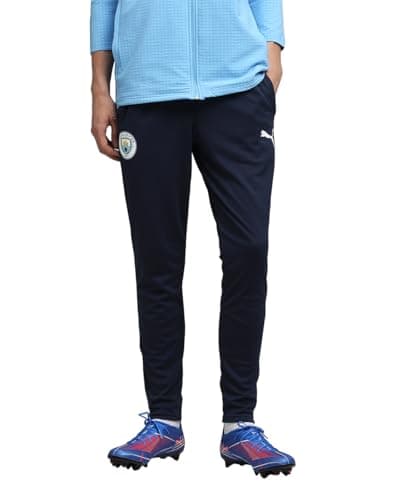 Image of PUMA Manchester City FC Men's Training Pants with Pockets 25/26, Blue (Deep Navy), XL
