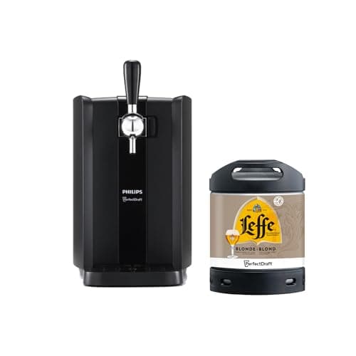 Image of PerfectDraft Black beer bundle with Leffe Blonde 6L keg, Philips home dispenser.