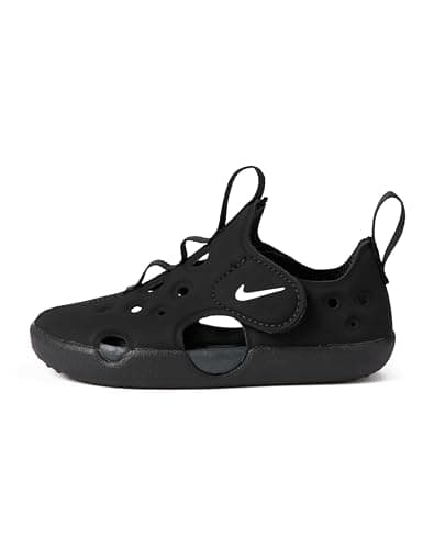 Image of Nike Unisex Children's Sunray Protect 4 Sandals (Babies and Toddlers) Sandals, Black/White/Anthracite, 5.5 UK