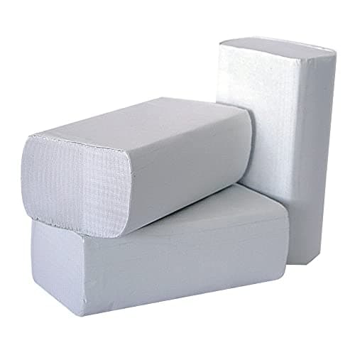 Image of 2Work 1-Ply Multi-Fold Hand Towels White (3000 Pack)