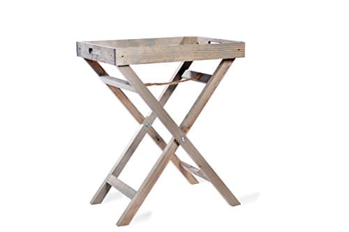 Image of Aldsworth Butlers Tray by Garden Trading | Crafted in Spruce | H66 X W55 X D40cm