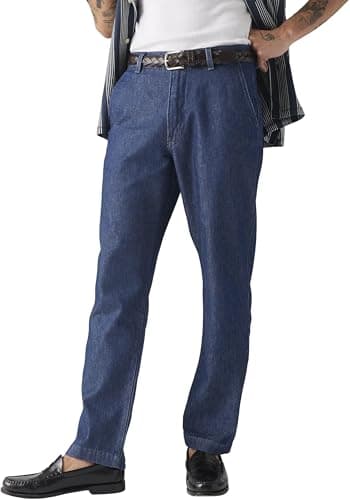Image of Levi's Men's XX Chino Authentic Straight Trousers, Half Past Rinse, 33 W/32 L