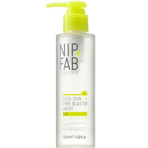 Image of Nip + Fab Teen Skin Fix Pore Blaster Day Face Wash with Wasabi Extract and Vitamin E Cleansing Micellar Gel Facial Cleanser for Oil Control, Refining Minimizing Pores, 145ml