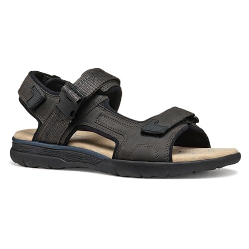 Image of Geox U SPHERICA EC5 B, Men’s Sport Sandal, Dk Coffee,