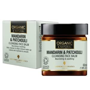 Image of Amphora Aromatics Mandarin & Patchouli Facial Cleansing Balm COSMOS Organic 60ml
