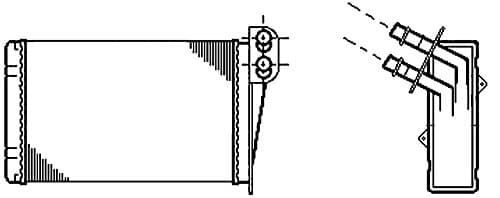 Image of BEHR HELLA SERVICE 8FH 351 311-031 Heat Exchanger, interior heating