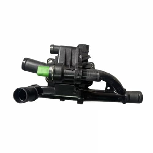 Image of Auto Coolant Thermostat Engine Cooling Outlet Coolant Thermostats Assembly Thermostat 1336AF 1675627 9M5Q8A586CA 31319493 Compatible With C&itroen For C3 C4 C5