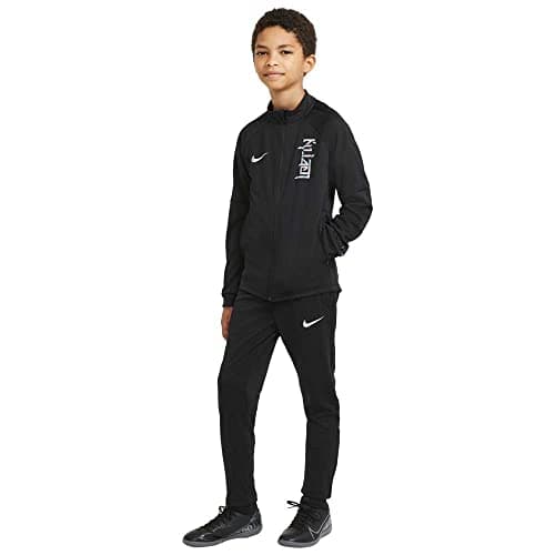Image of Nike CV1500-010 KM Y NK Dry TRK Suit K Sweatpants Unisex-Child Black/Black/Black/(Hologram) S