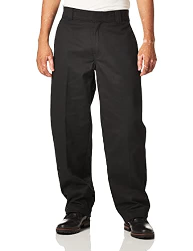 Image of Dickies, Men's, Active Waist Twill Work Pant Regular, Black, 36W / 32L