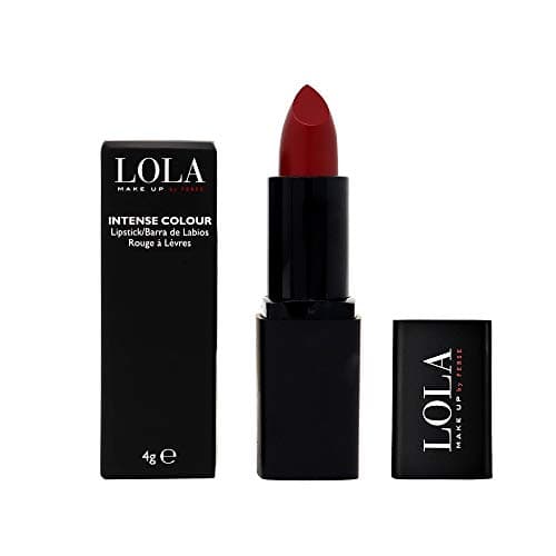 Image of Lola Make-Up Intense Colour Lipstick, Rich Pigmentation, Long Lasting, Enriched With Hyaluronic Acid, Vitamins And Mango Butter, Vegan No. 013 Cashmere Berry