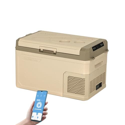 Image of Alpicool GE30 30L Car Fridge Freezer Portable Compressor Car Refrigerator 12/24V Electric Cooler for Camping, Road Trip, Picnic, Down to -20℃