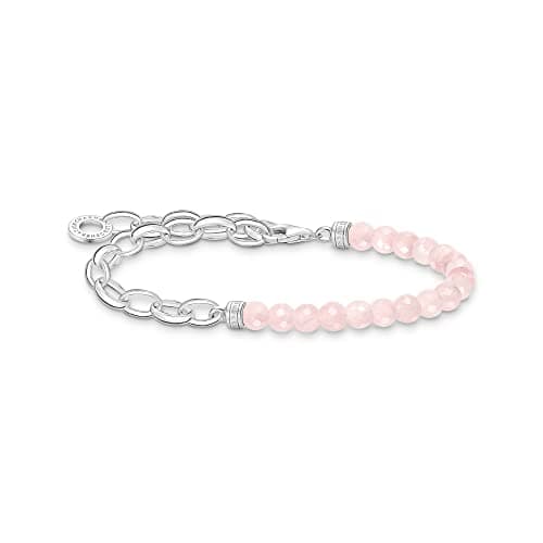 Image of Thomas Sabo bracelet with pink pearls 925 sterling silver A2098-034-9-L17