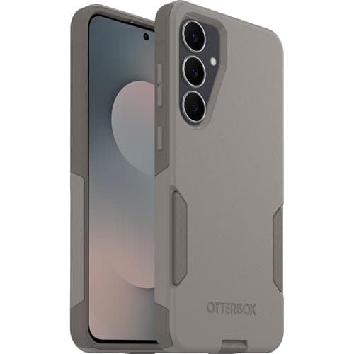 Image of OtterBox Commuter Case for Samsung Galaxy S25 FE, Shockproof, Drop proof, Rugged, Protective Case, 3x Tested to Military Standard, Llight Grey