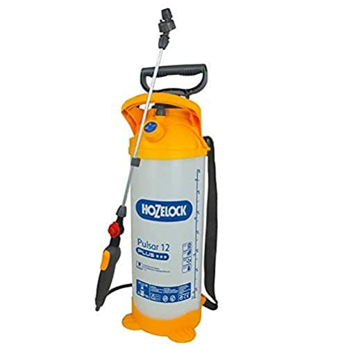 Image of HOZELOCK - Pressure Sprayer Pulsar Plus 12L : Ideal for Large Gardens, Combines Practicality, Safety and Comfort, Separate Carrying Handle, Multi-jet Nozzle, 60cm Aluminium Lance [4312 1240]