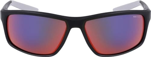 Image of NIKE Unisex Nike Adrenaline 22 Dv2154 Sunglasses, Matte Black/Field Tint, 7 8 UK