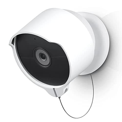 Image of Anti-Theft Mount for Google Nest Cam(Battery), Anti-Drop Waterproof Camera Protective Cover with Security Chain, Lock Accessories for Google Nest Cam Outdoor or Indoor, Battery (Camera Not Included)