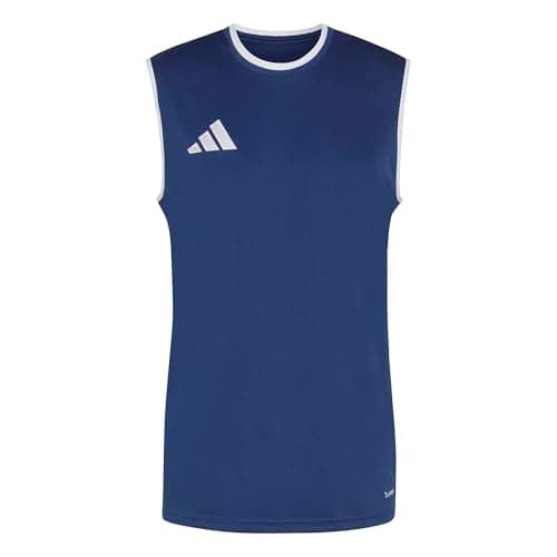 Image of adidas Men's Entrada26 Sleeveless Jersey, Team Navy Blue 2/White, XL