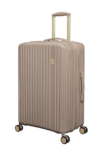 Image of It Luggage Luxuriant, Vintage Grey, M, Luxuriant Hardside Checked 8 Wheel Expandable Spinner