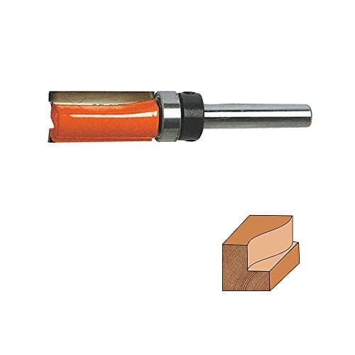 Image of 1/4" Inch Shank Template Cutter Router Bit TCT 1/2 X 3/4 X 1/2 Twin Fluted