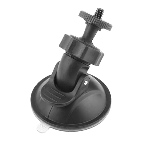 Image of Car Suction Cup for Dash Cam Holder Vehicle Video Recorder on Windshield & DashBoard Mount with 360 Degree Angle View for Driving DVR Camera Camcorder GPS Action Camera(Black)