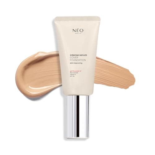Image of NEO MAKE UP INTENSE SERUM COVER FOUNDATION Matte Finish Foundation with SPF 30 - 02 Ivory - 30 ml