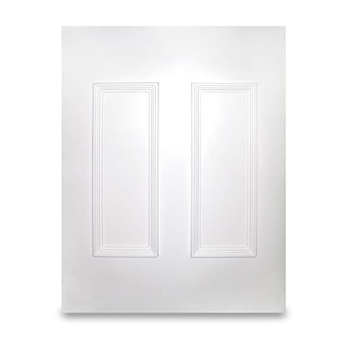 Image of White UPVC Manor Half Door Panel MDF Reinforced Raised Moulded (w:700mm x 900mm) 28mm Thick