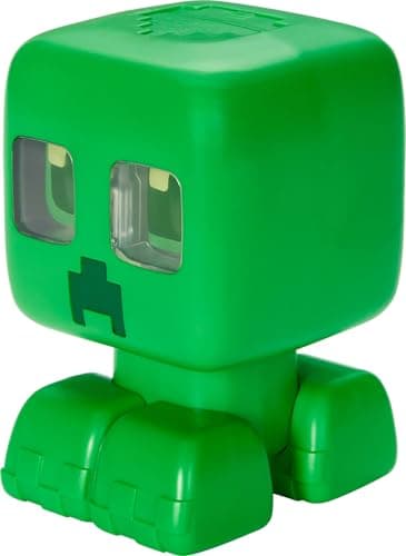 Image of Mattel Minecraft My Pet Creeper Interactive Toy with Lights, Sounds & Exploding Action, 5.5-inch Button-Activated Figure, JGX49