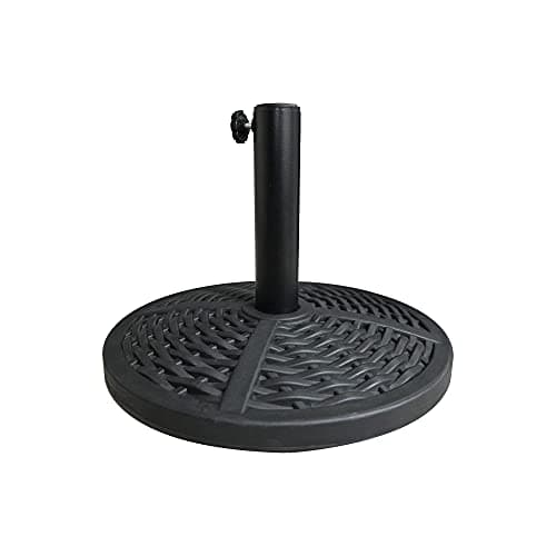 Image of Ram® 10kg Heavy Duty Rattan Effect Parasol Base 42CM