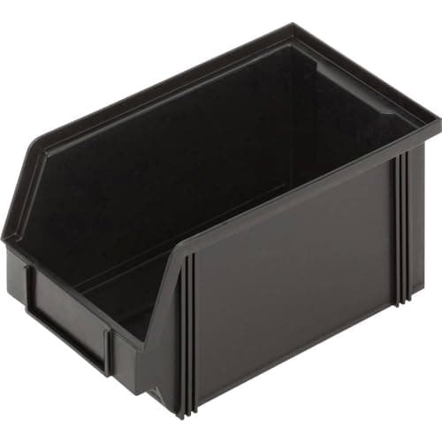 Image of Alutec 1394004197 ESD Storage Box CB4MC (W x H x D) 145 x 125 x 235 mm Black Pack of 1