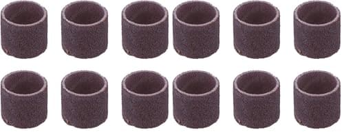 Image of Dremel 432 Sanding Bands Multipack, 6 Sanding Bands (13 mm - Grit 120) for Sanding, Shaping and Smoothing Wood and Plastic Materials (Pack of 2)
