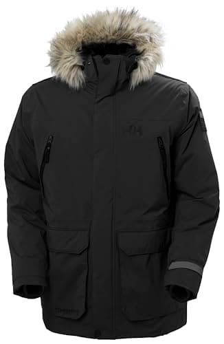 Image of Helly Hansen Men's Reine Parka, Black, M