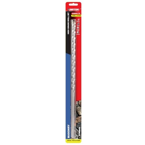 Image of Dekton Masonry Drill Bit 12mm x 400mm | Heavy Duty for Block, Brick & Concrete | Precision Drill Bit for Accurate Holes | Durable Construction for Tough Materials | Ideal for Professional & DIY Use