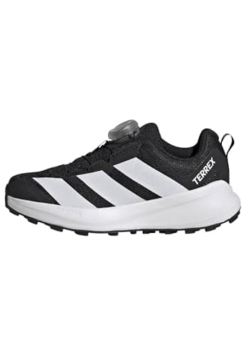 Image of adidas Unisex Kids Terrex Agravic BOA Trail Running Shoes Kids, core Black/FTWR White/semi Impact Orange, 11.5 UK Child