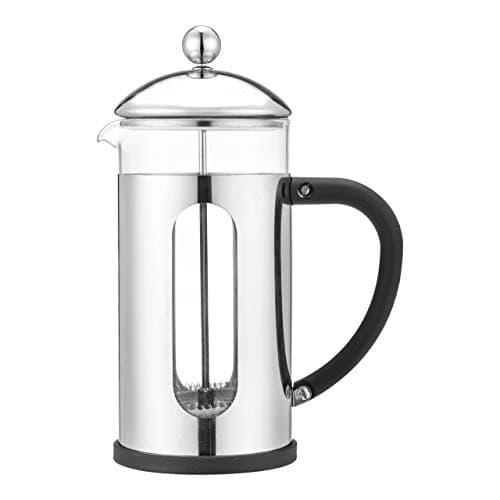 Image of Café Olé Desire Range Stainless Steel 8-Cup 1000ml Heat Resistant Espresso French Press Coffee Maker, BVM-10S, Silver