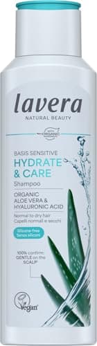 Image of lavera BASIC SENSI HYDRATE & CARE SHAMPOO - silicone-free - pH-balanced formula - nourishing & moisturising - vegan - natural cosmetics - 250ml